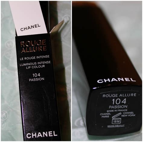 rouge allure 104 passion chanel|chanel rouge allure reviews.